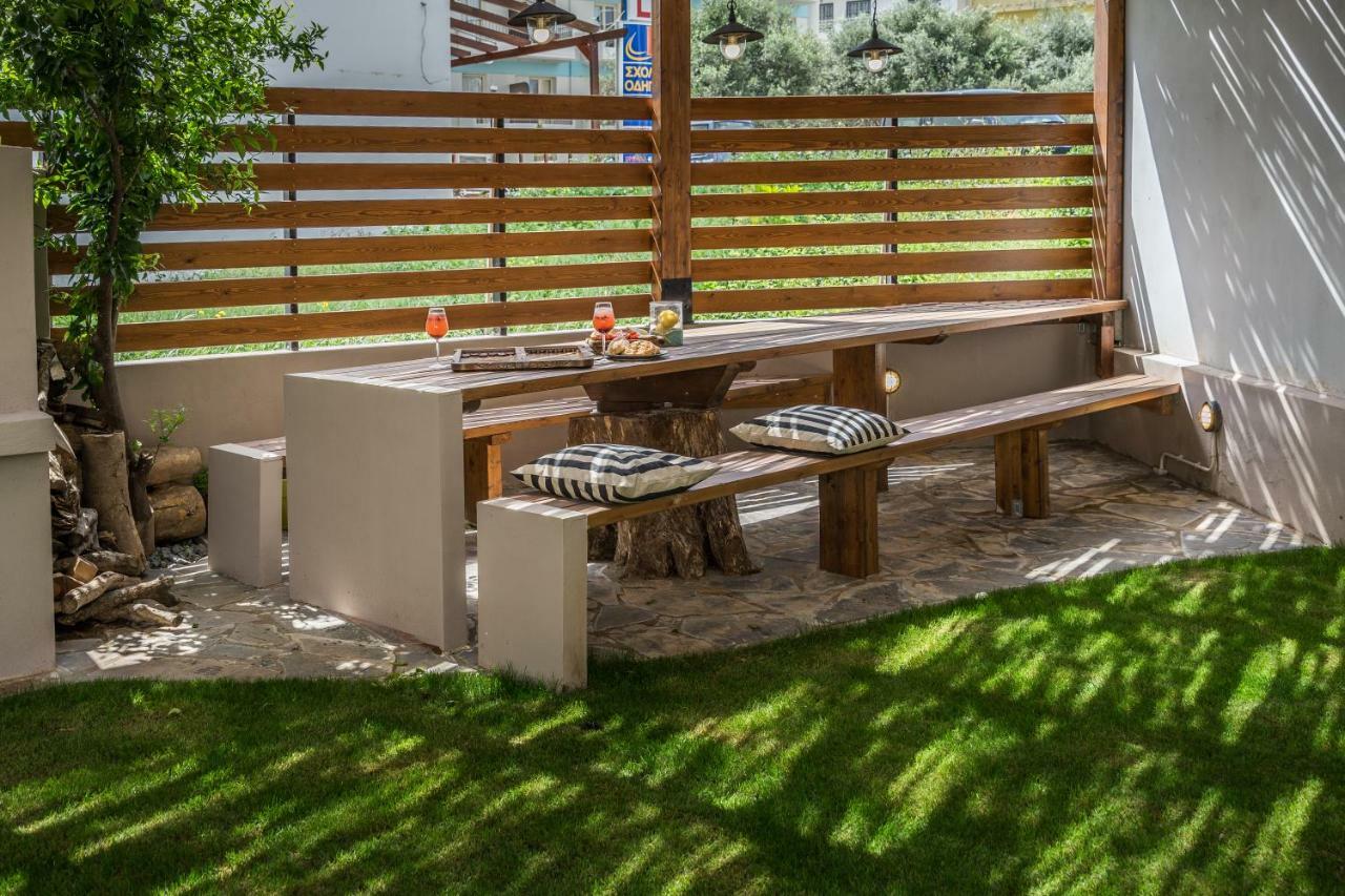 Lemar Luxury Apartments ヘルソニソス エクステリア 写真
